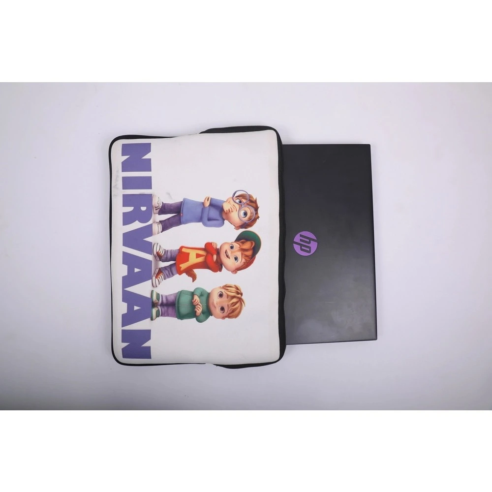 Alvin and The Chipmunks laptop sleeve with your name.